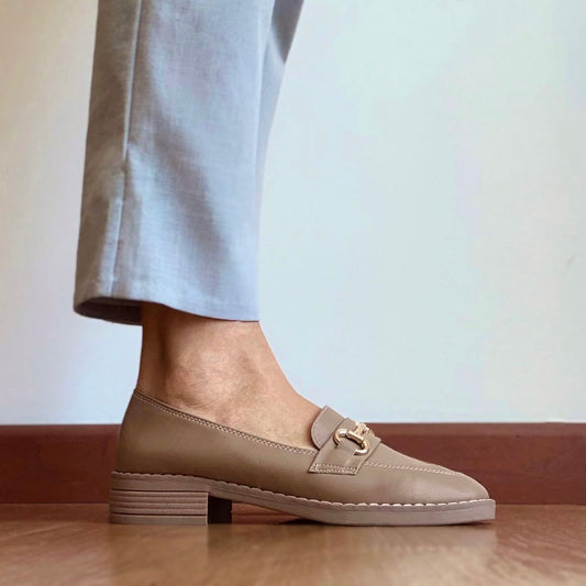 Mocasines Suzet Taupe