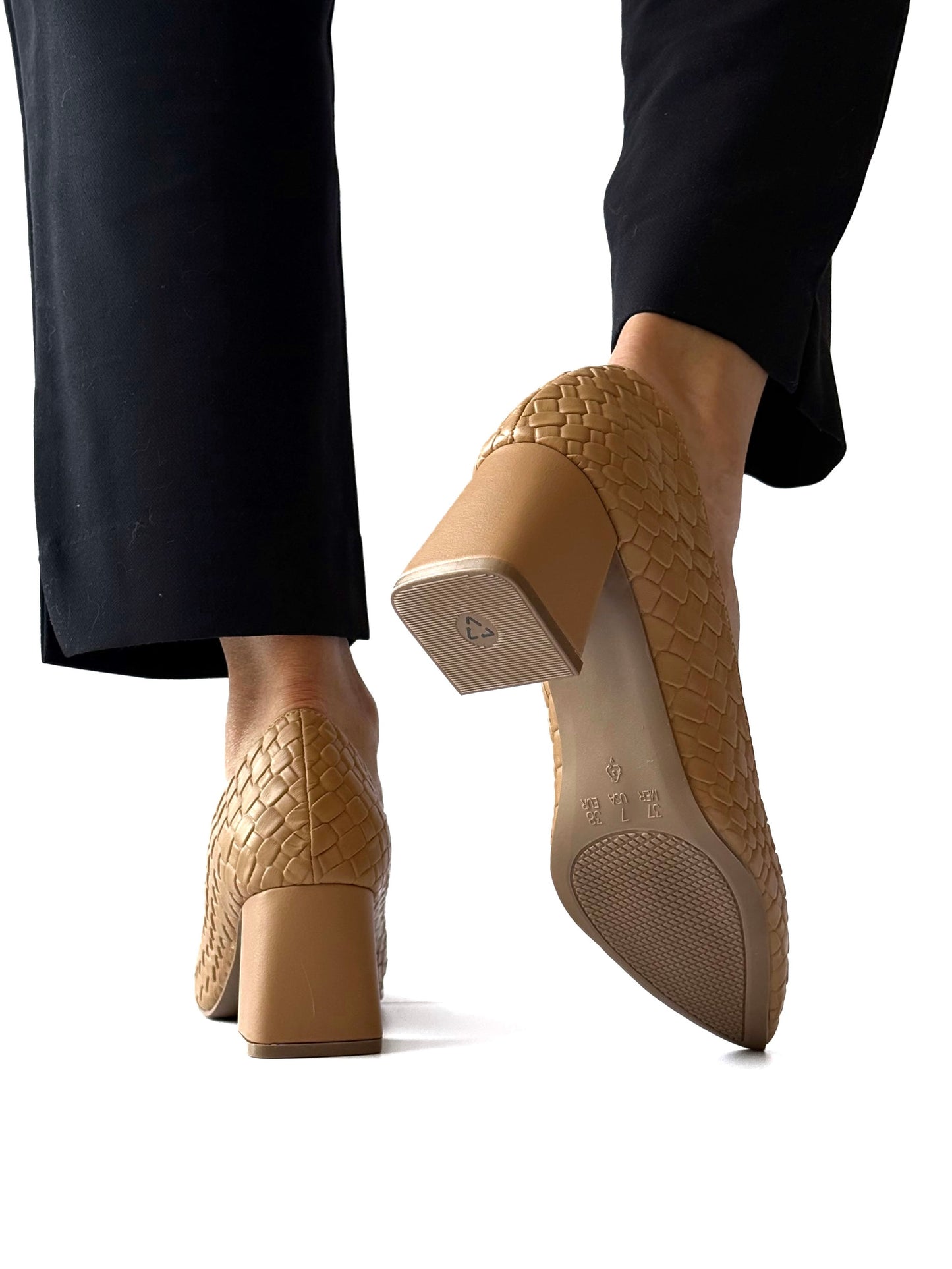 Tacones Ines 5 Camel