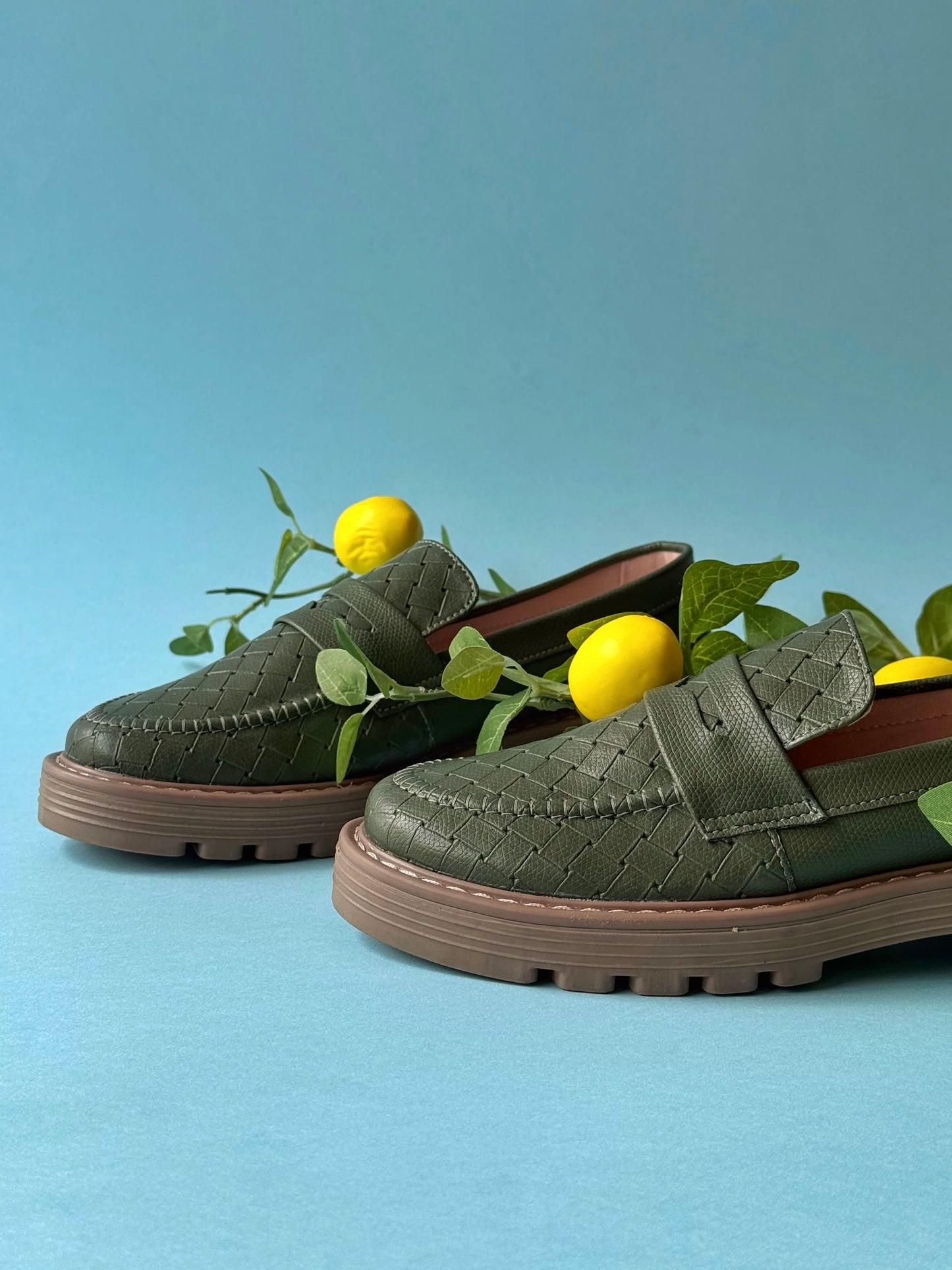 Mocasines Elain Verde