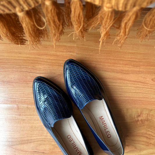 Mocasines Lali Azul