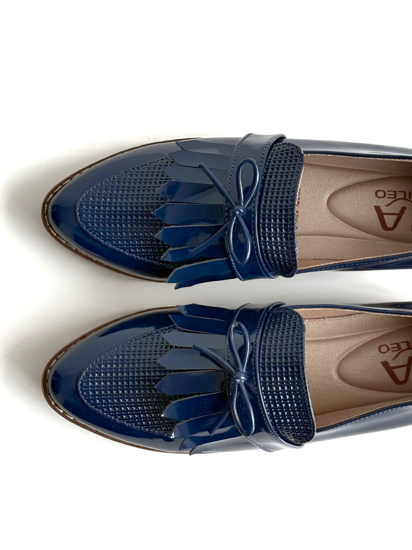 Mocasines Mary Azul