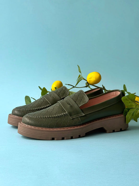 Mocasines Elain Verde