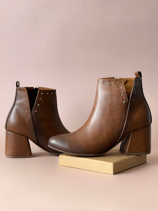 Botines Marie Canela