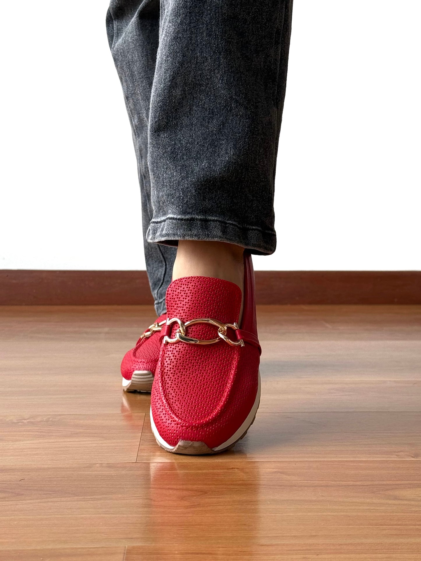 Mocasines Dana Rojo