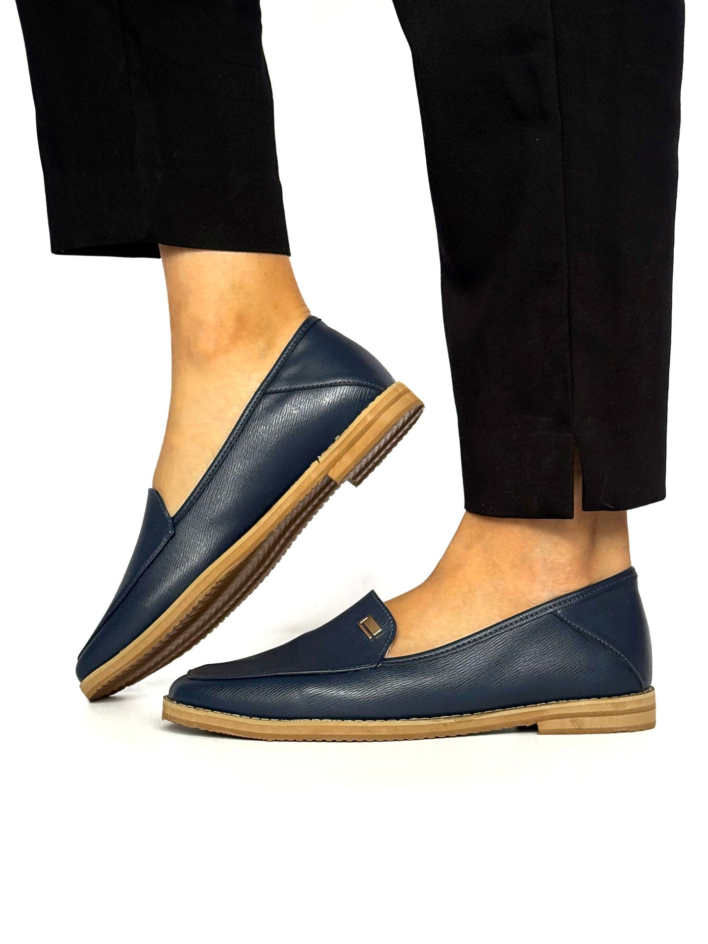 Mocasines Cleo Azul Oscuro