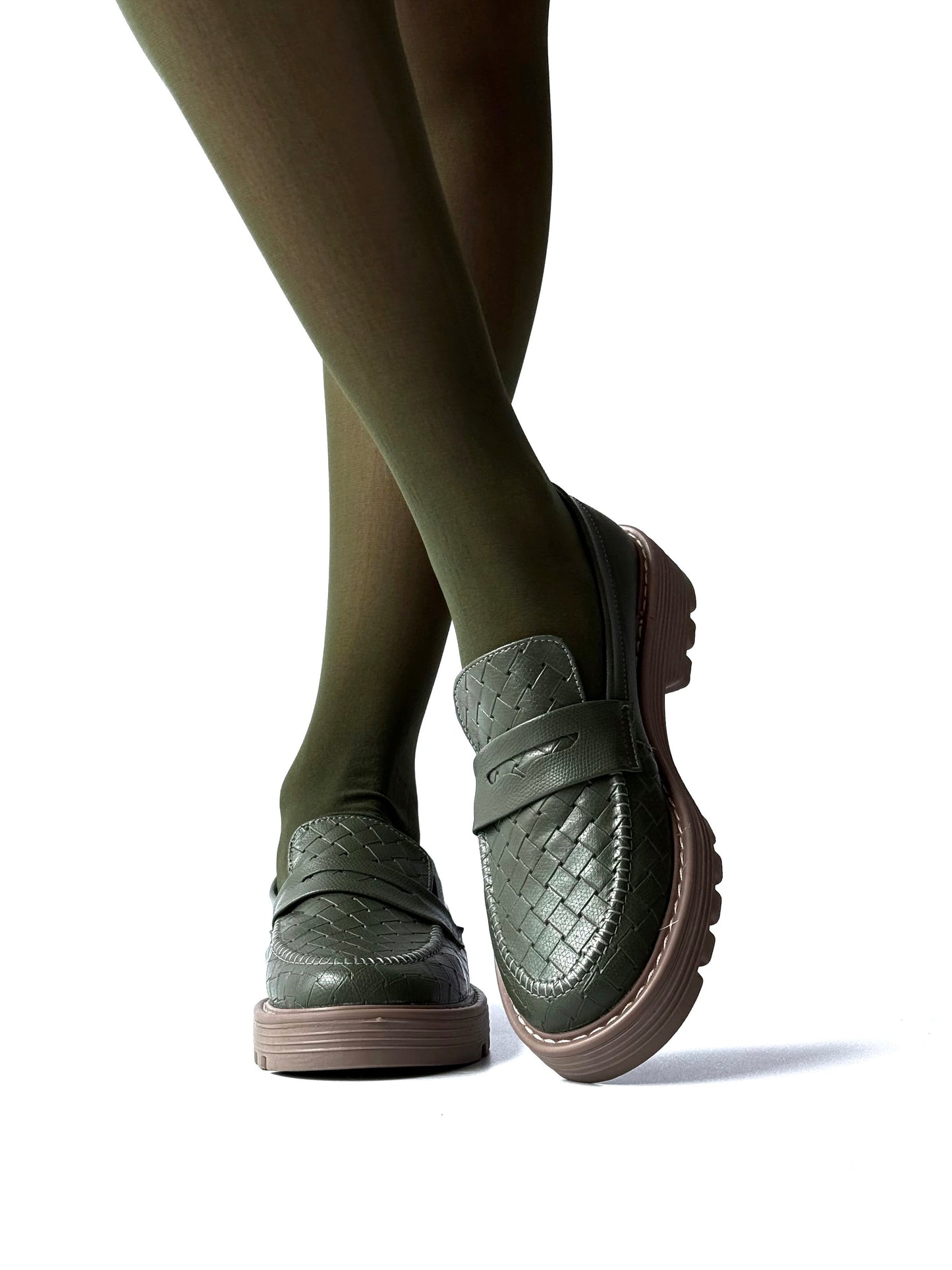 Mocasines Elain Verde