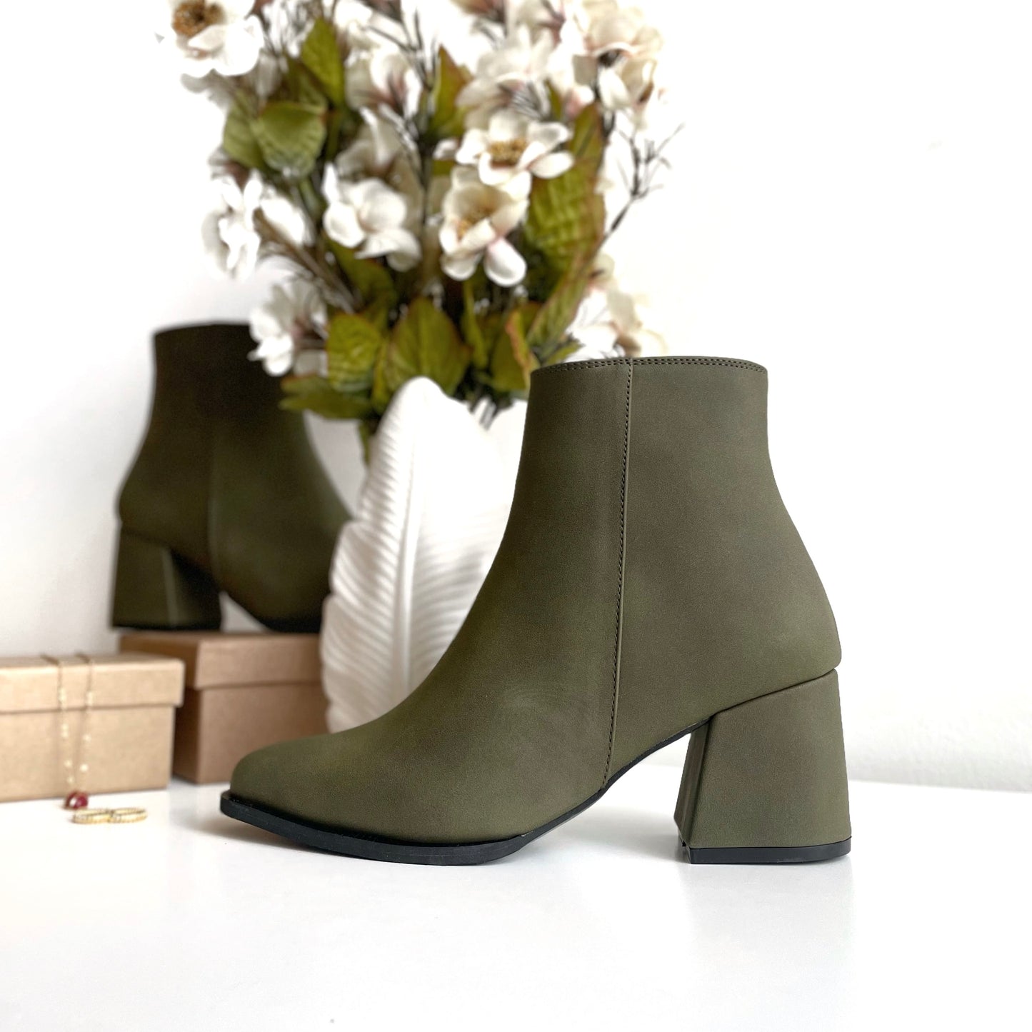 Botines Angie Verde