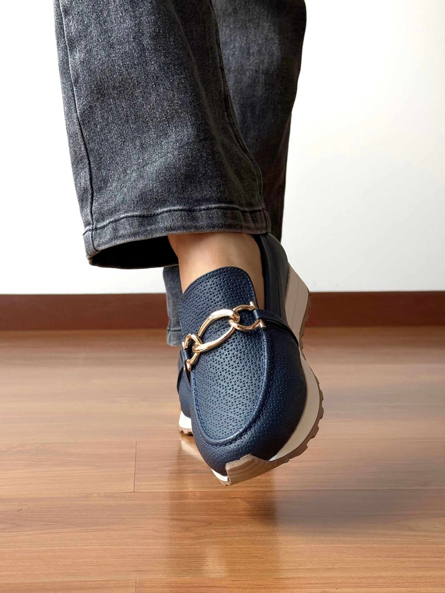 Mocasines Dana Azul