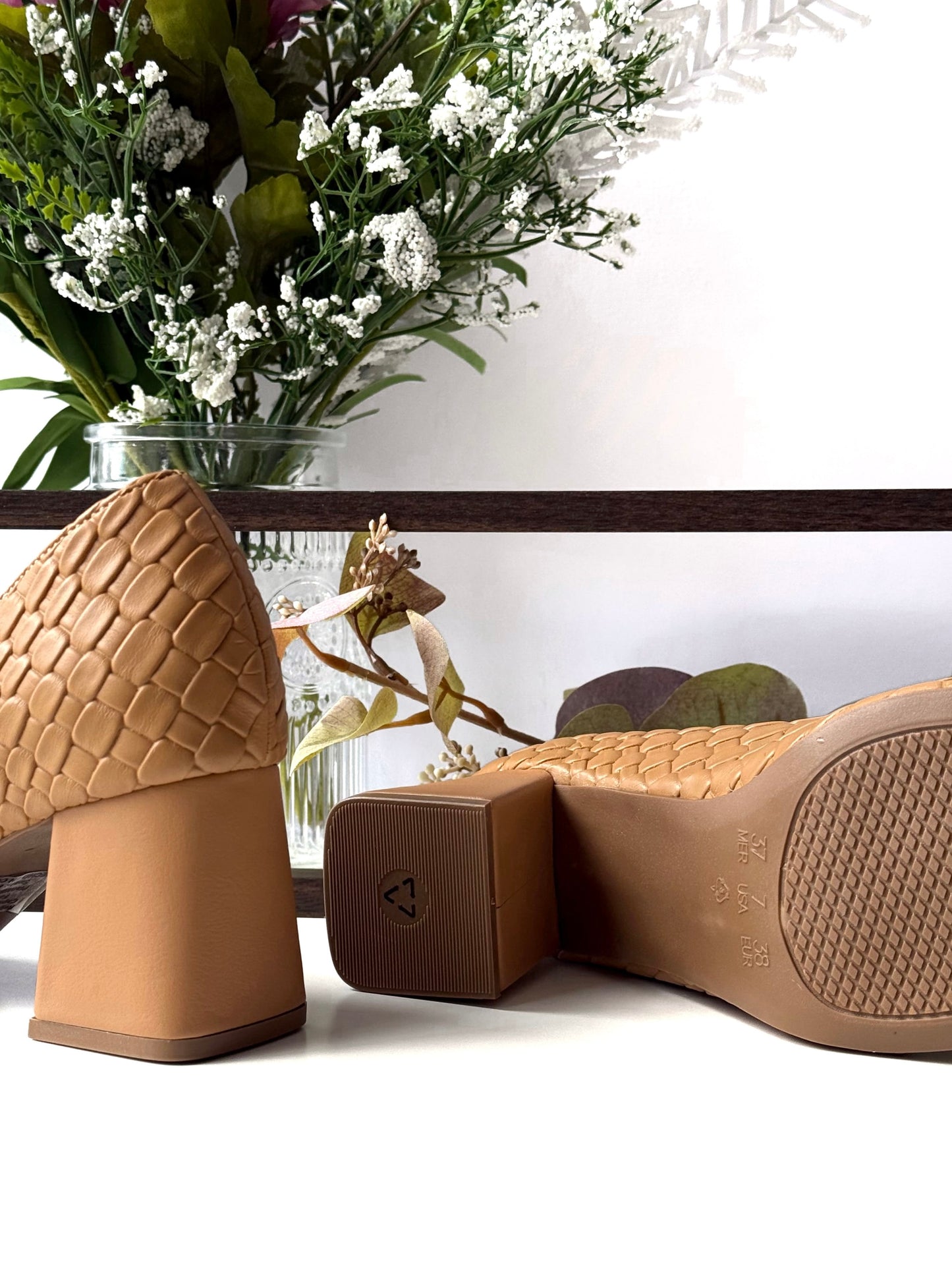 Tacones Ines 5 Camel