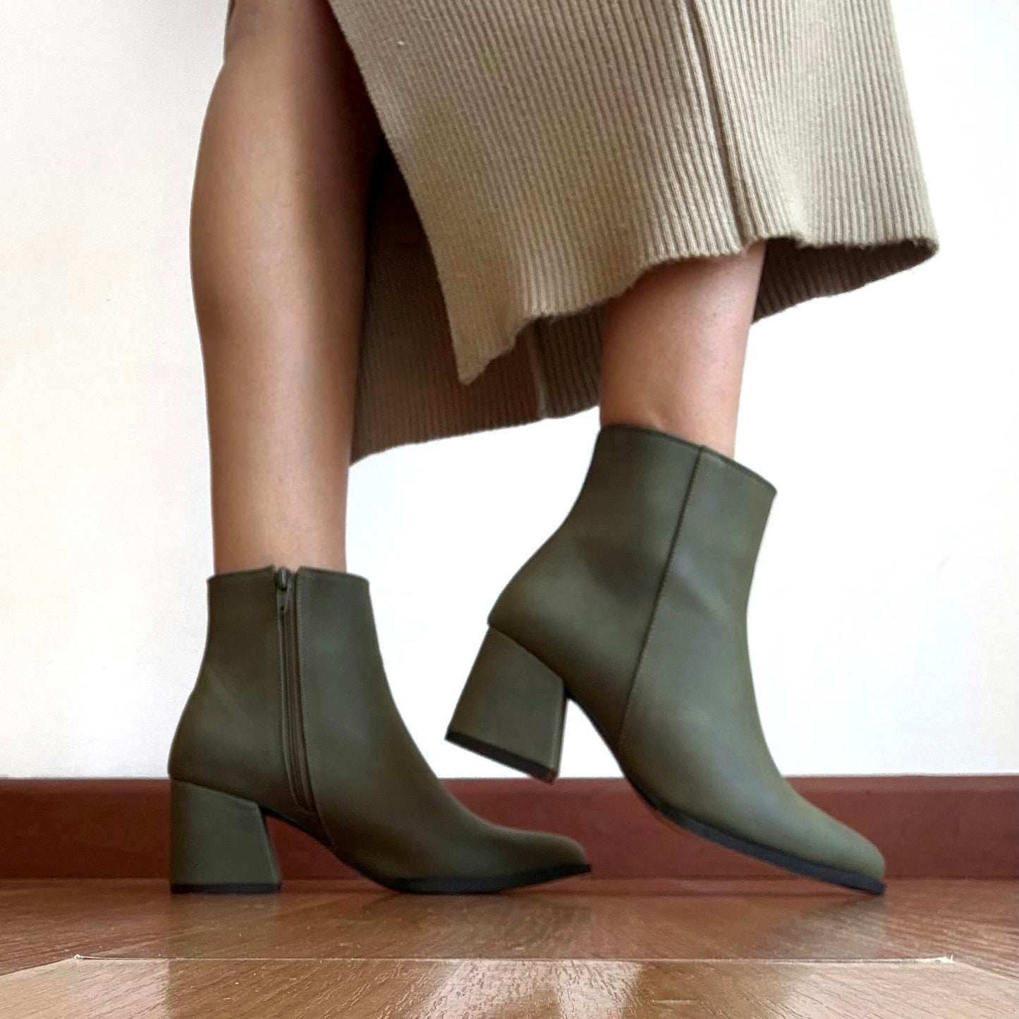 Botines Angie Verde