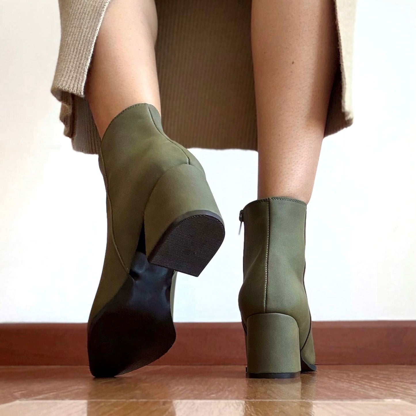Botines Angie Verde