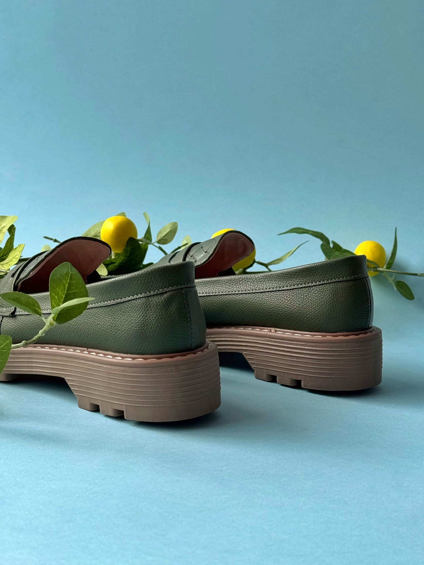 Mocasines Elain Verde