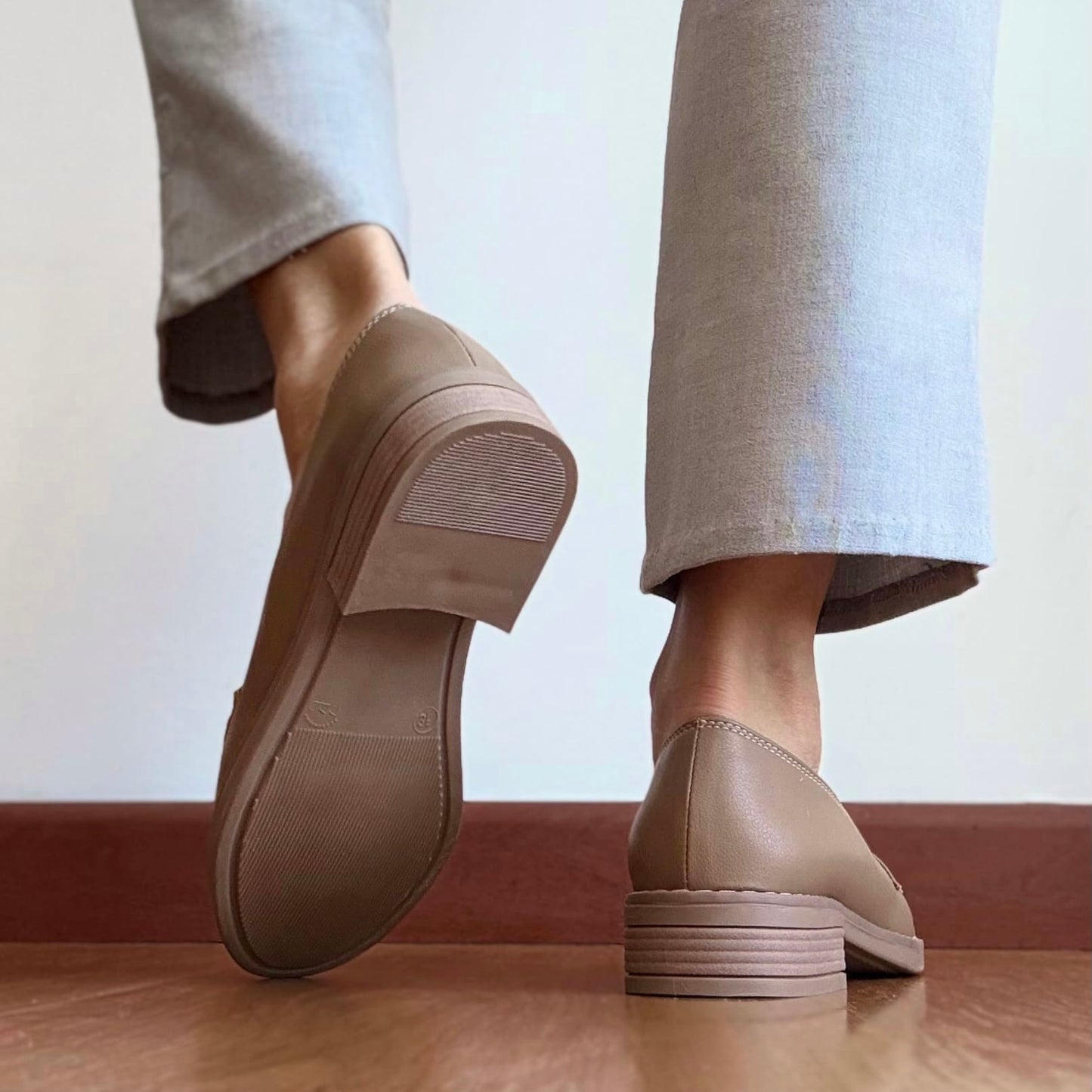Mocasines Suzet Taupe