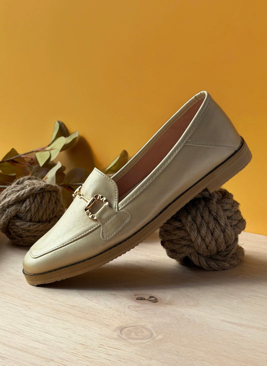 Mocasines Nina Champaña