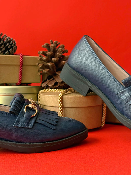 Mocasines Adel Azul