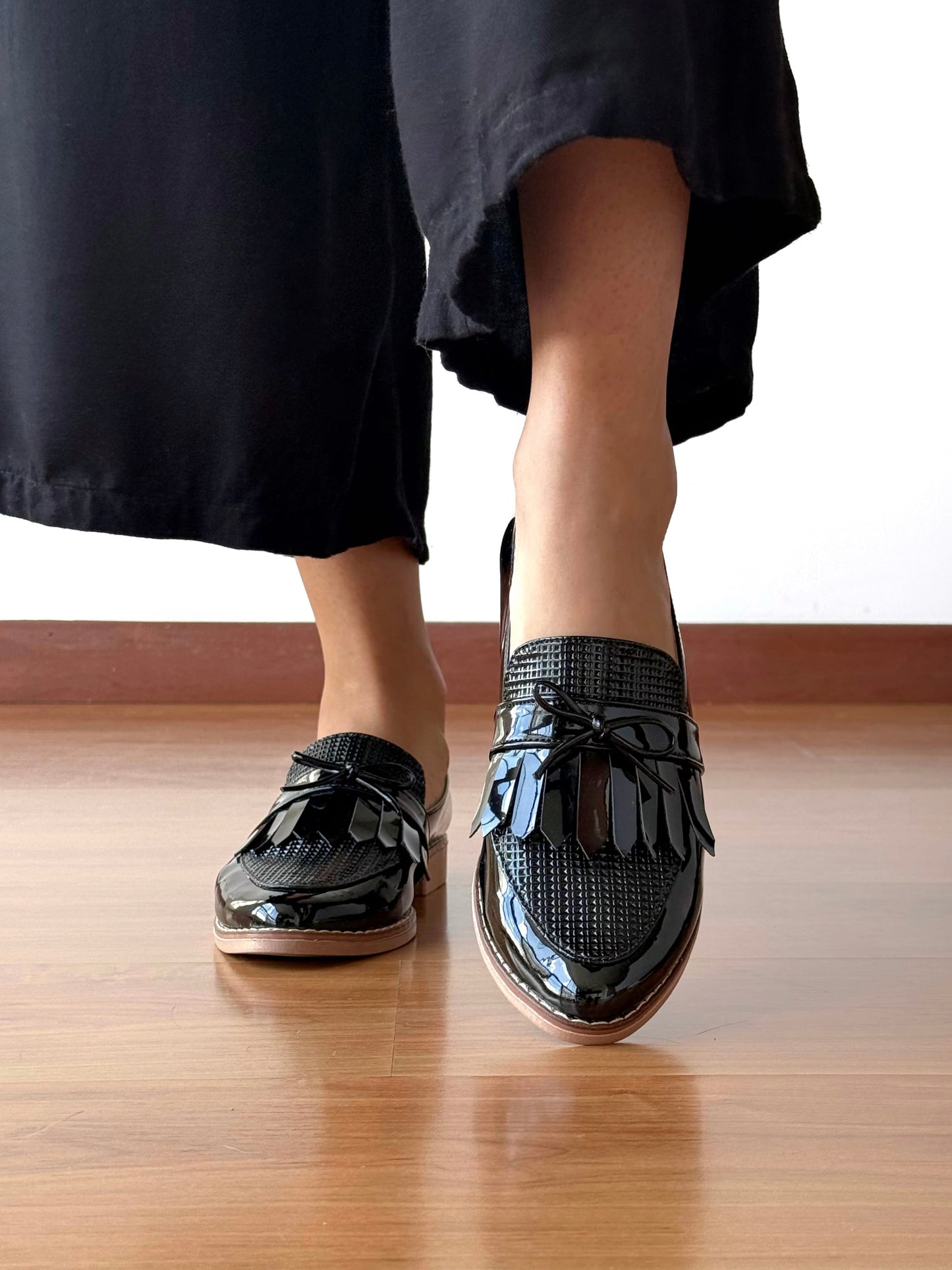 Mocasines Mary Negro