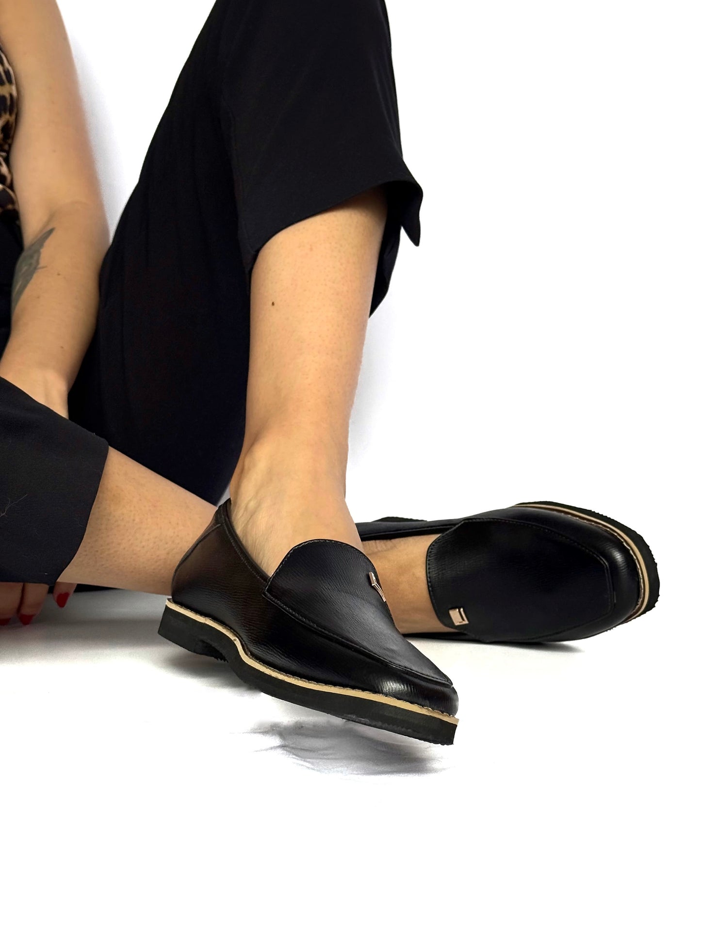 Mocasines Cleo Negro