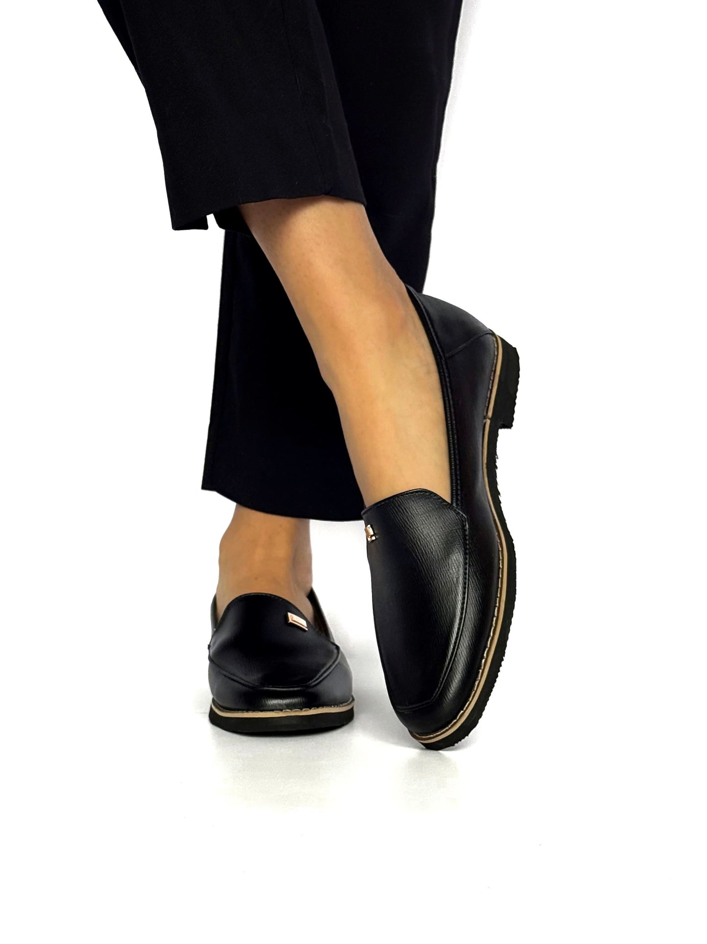 Mocasines Cleo Negro