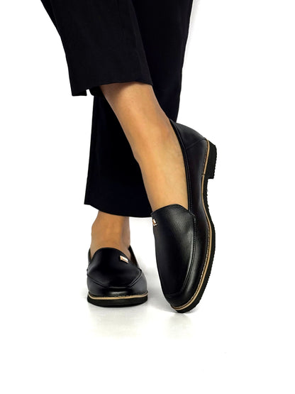Mocasines Cleo Negro