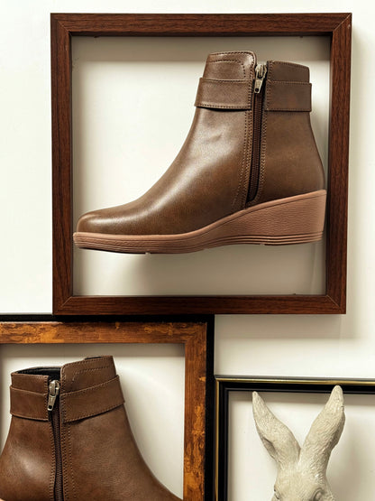 Botines Taw Almendra