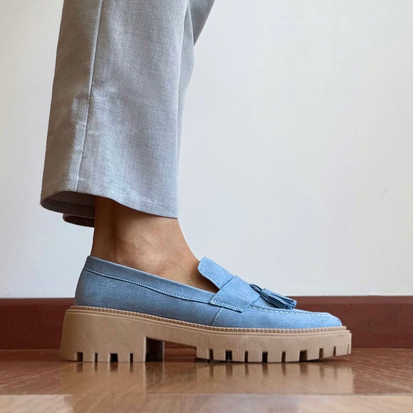 Mocasines Mae Azul