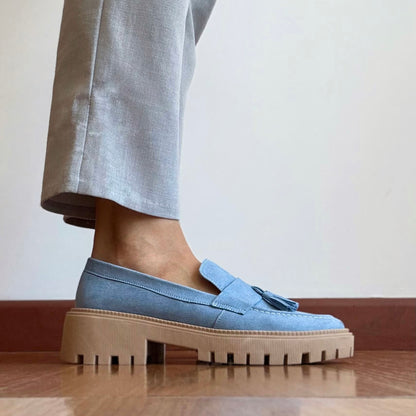 Mocasines Mae Azul