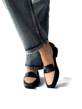 Cargar imagen en el visor de la galería, Mocasines Ceci Negro Nude
