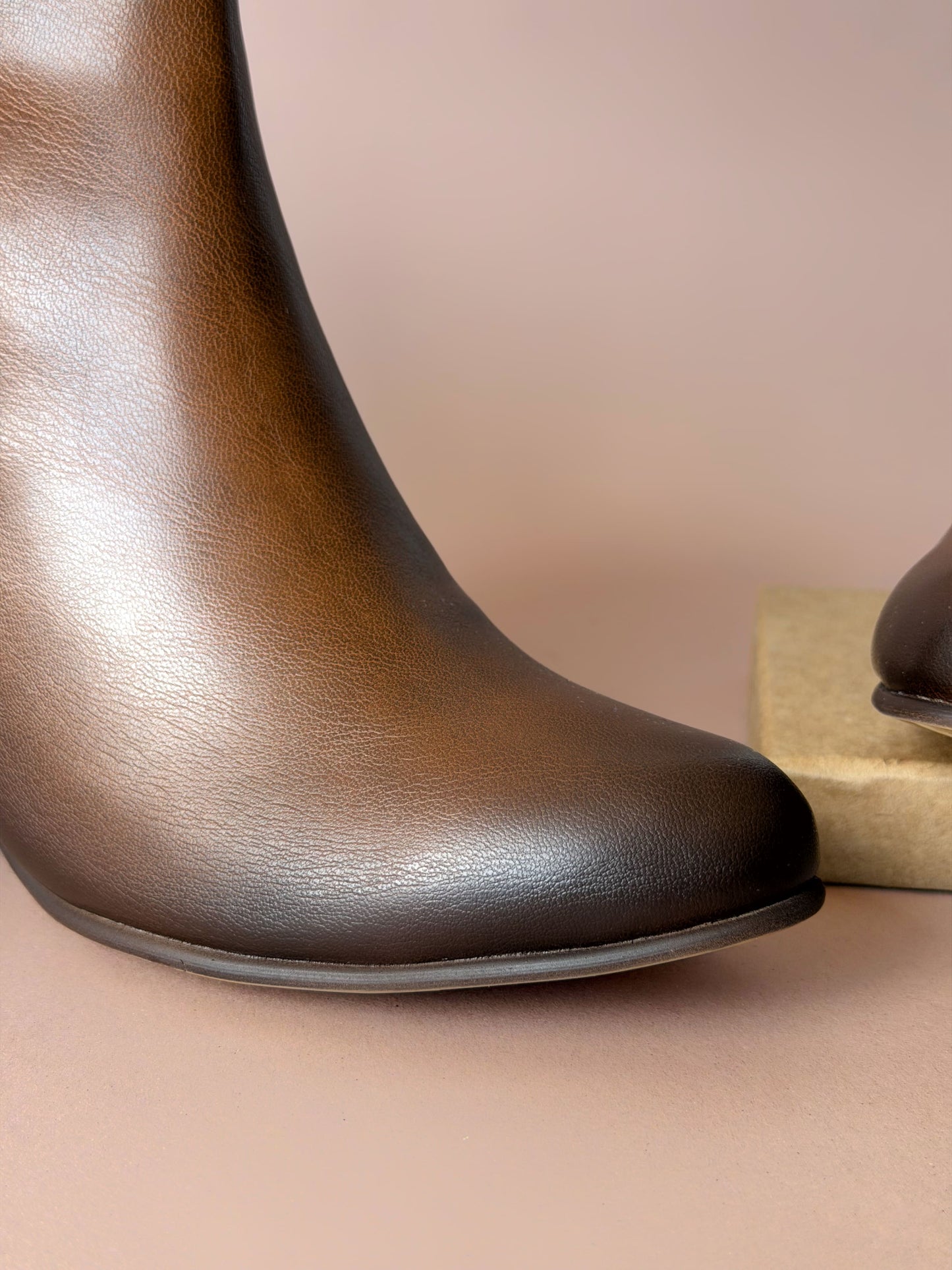Botines Marie Canela