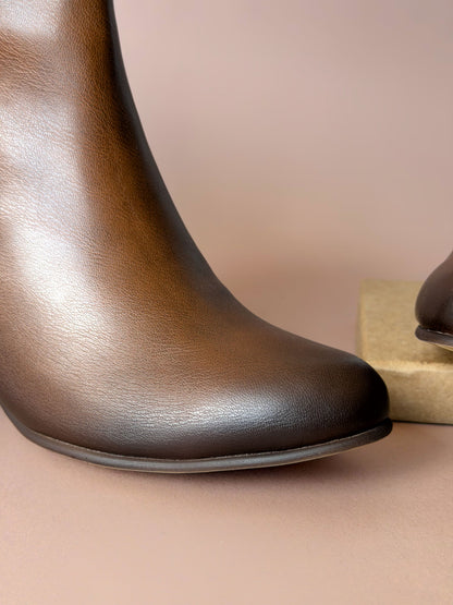 Botines Marie Canela