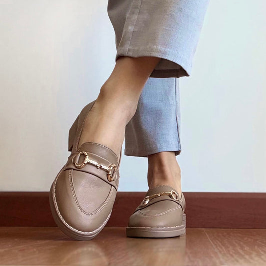 Mocasines Suzet Taupe