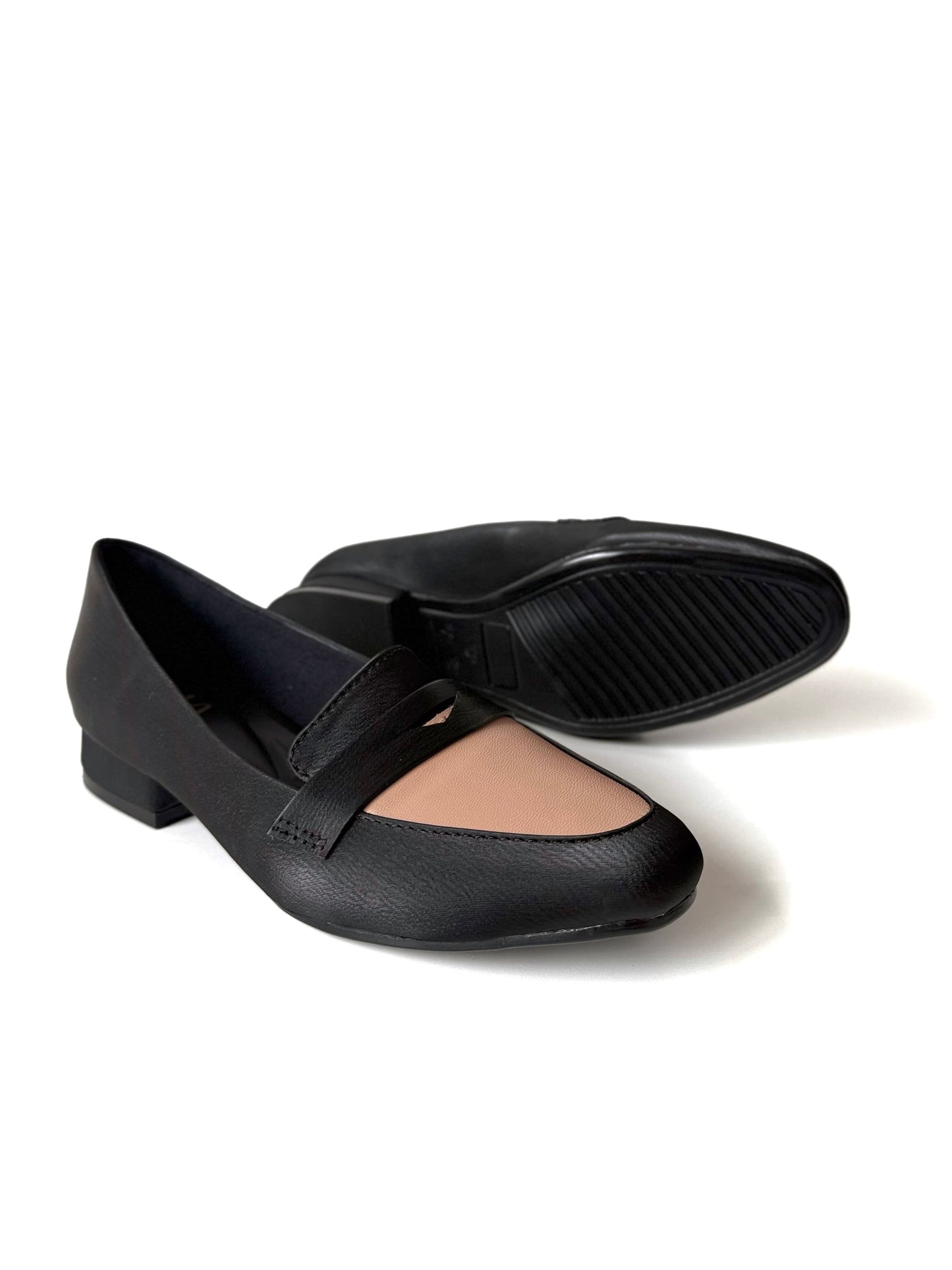 Mocasines Ceci Negro Nude