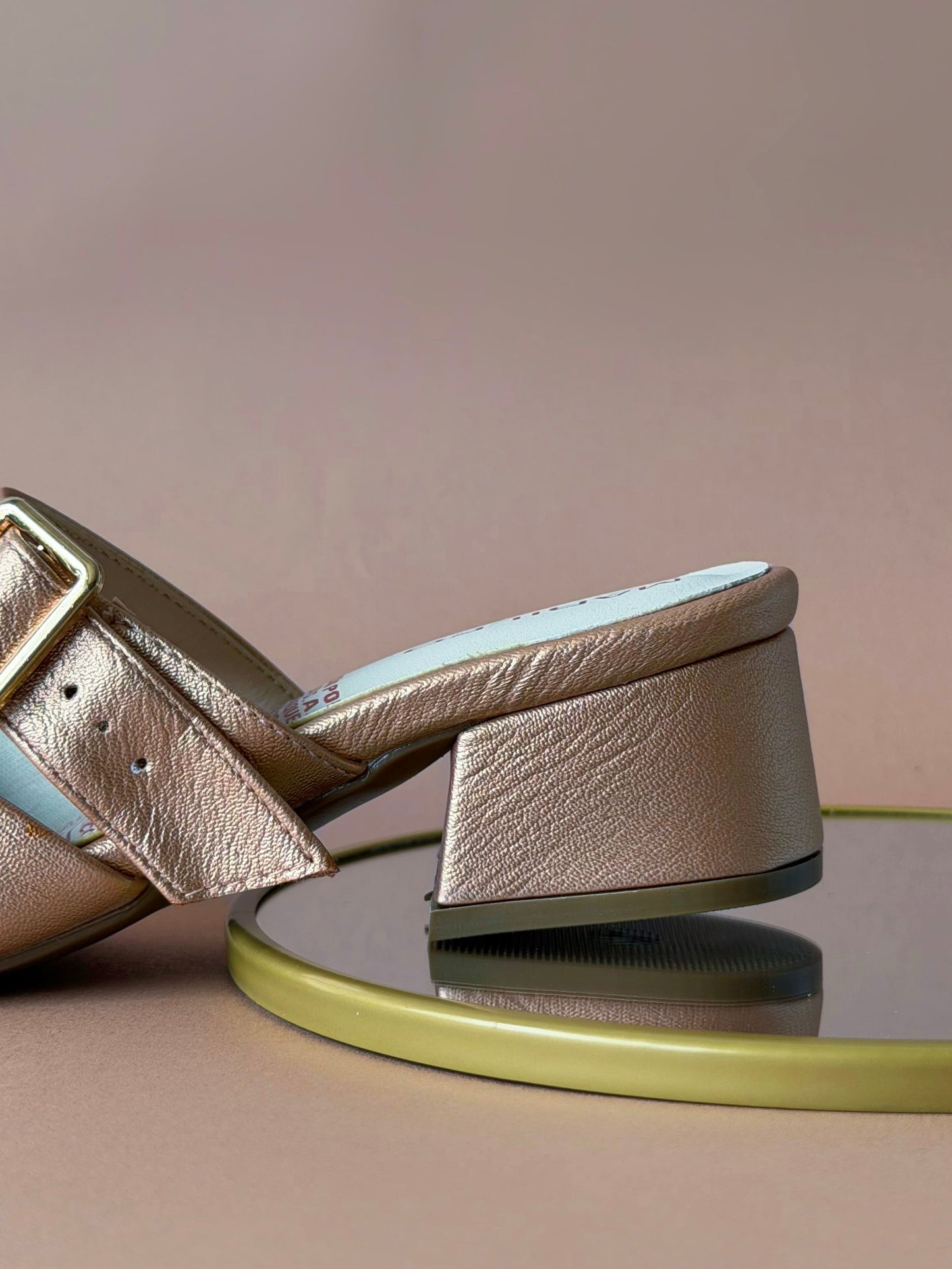 Tacones Litza Oro Rosa