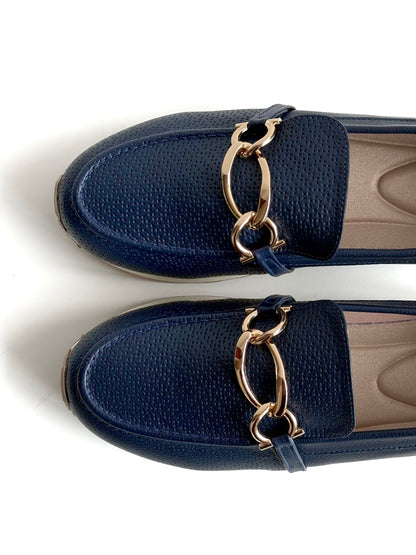 Mocasines Dana Azul