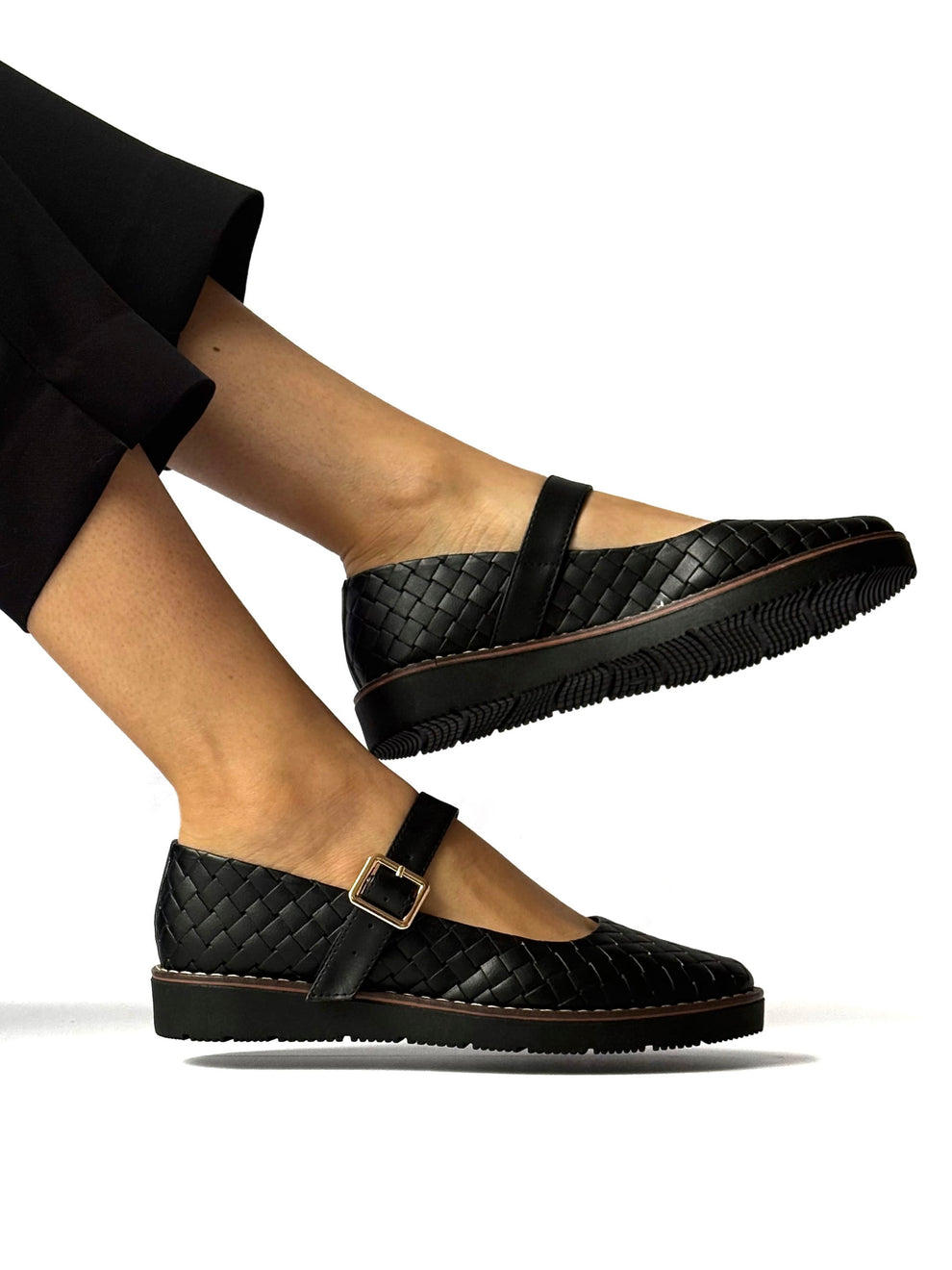 Baletas Negras Planas Mafalda – Marileo – MARILEO