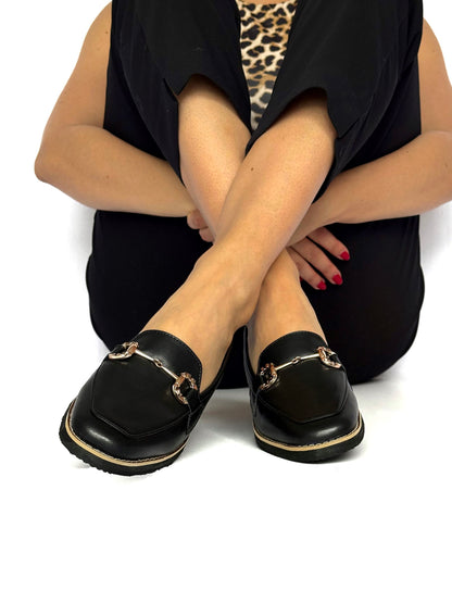 Mocasines Nina Negro