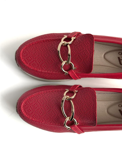Mocasines Dana Rojo