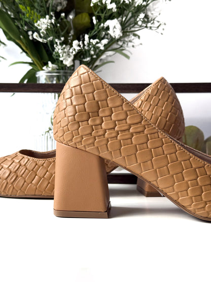 Tacones Ines 5 Camel