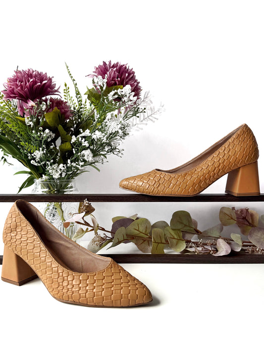 Tacones Ines 5 Camel