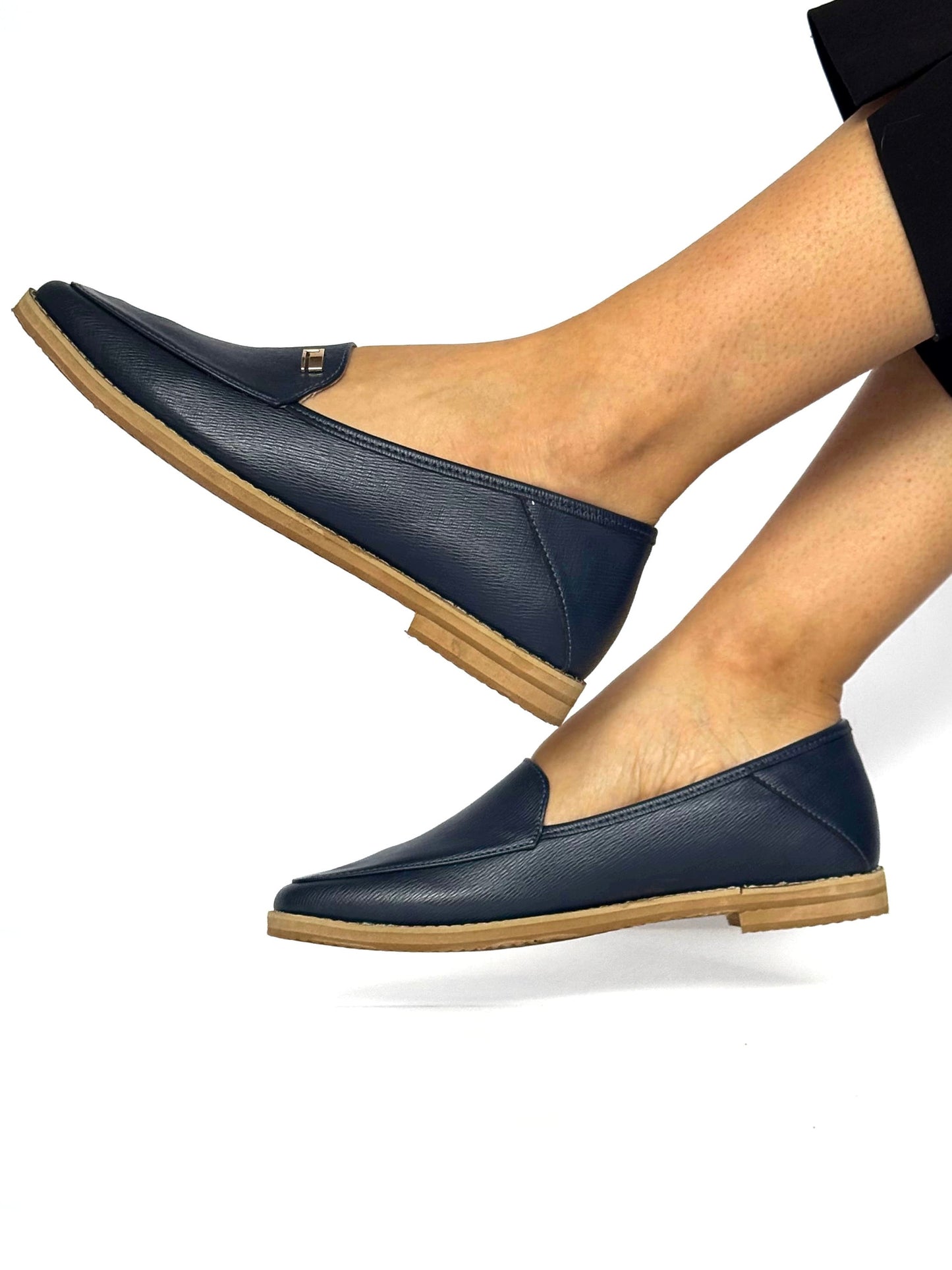 Mocasines Cleo Azul Oscuro