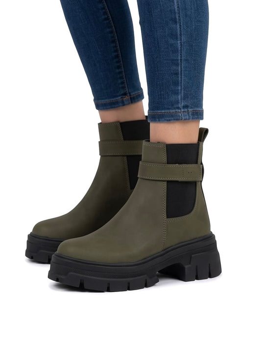 Botines Ilse Verde Oliva