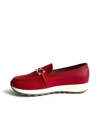 Mocasines Dana Rojo