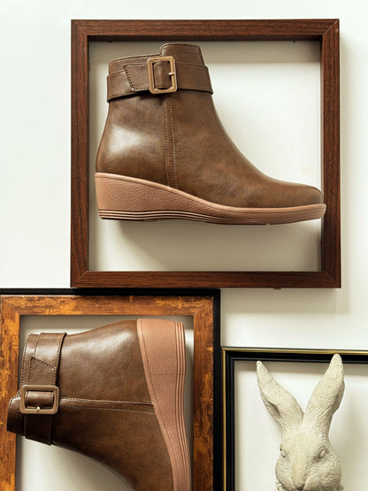 Botines Taw Almendra