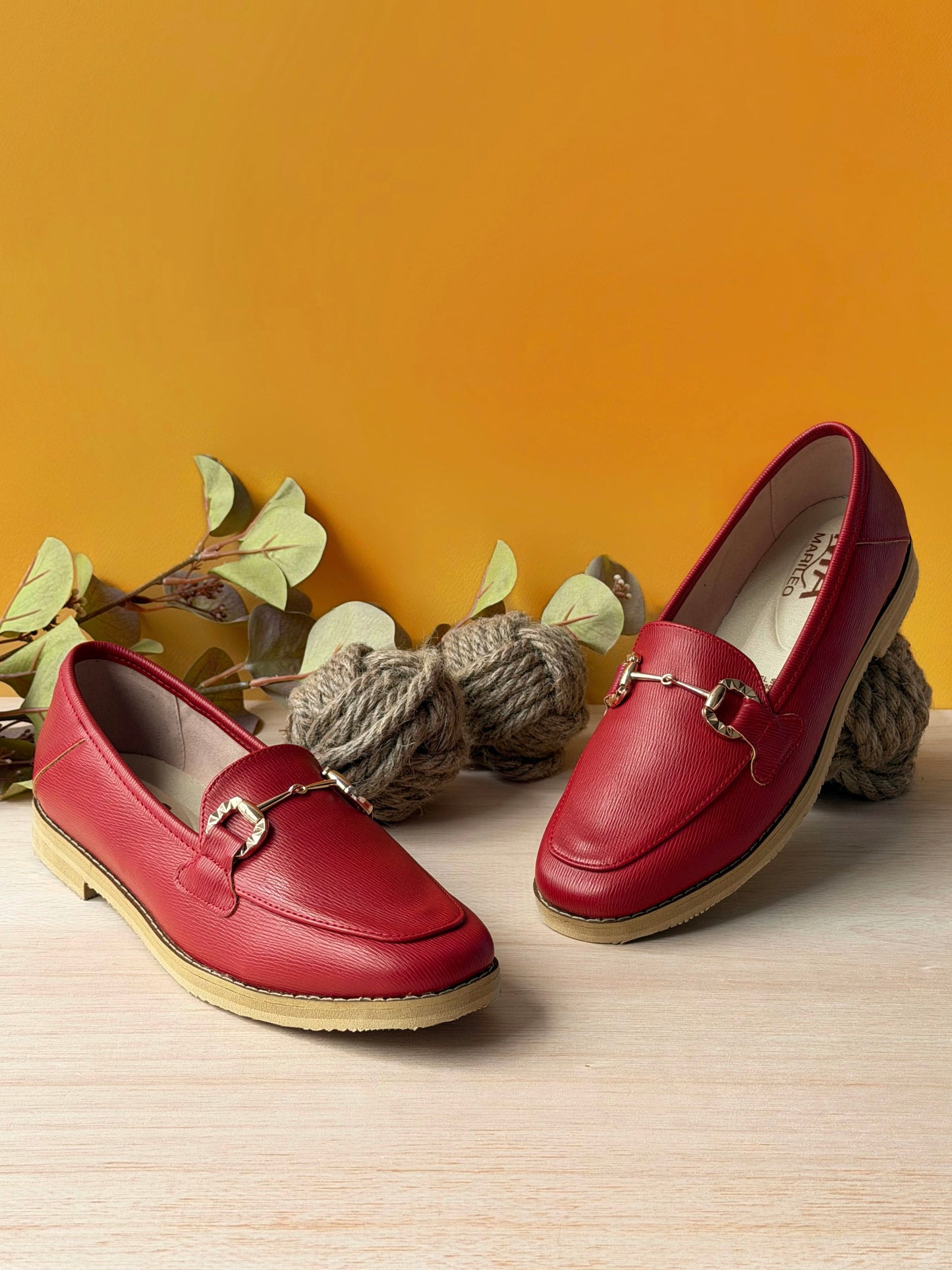 Mocasines Nina Rojo