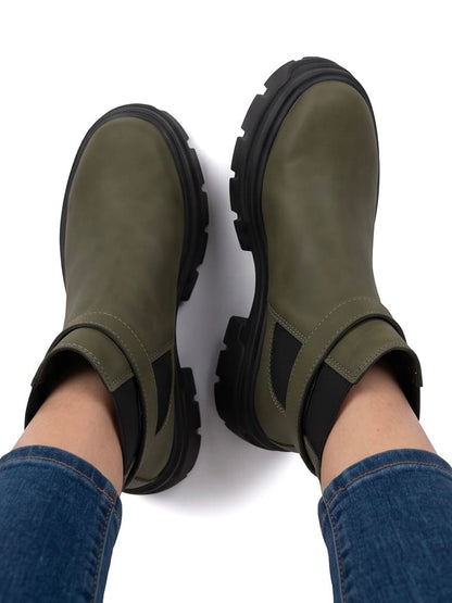 Botines Ilse Verde Oliva