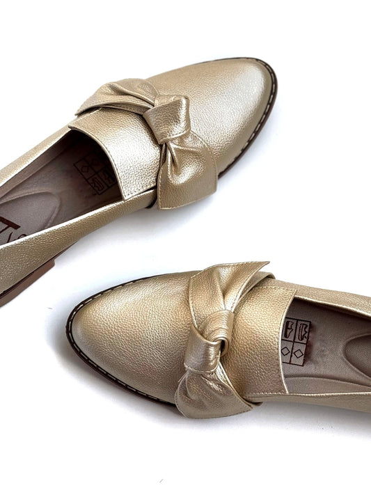 Mocasines Gabi Champaña