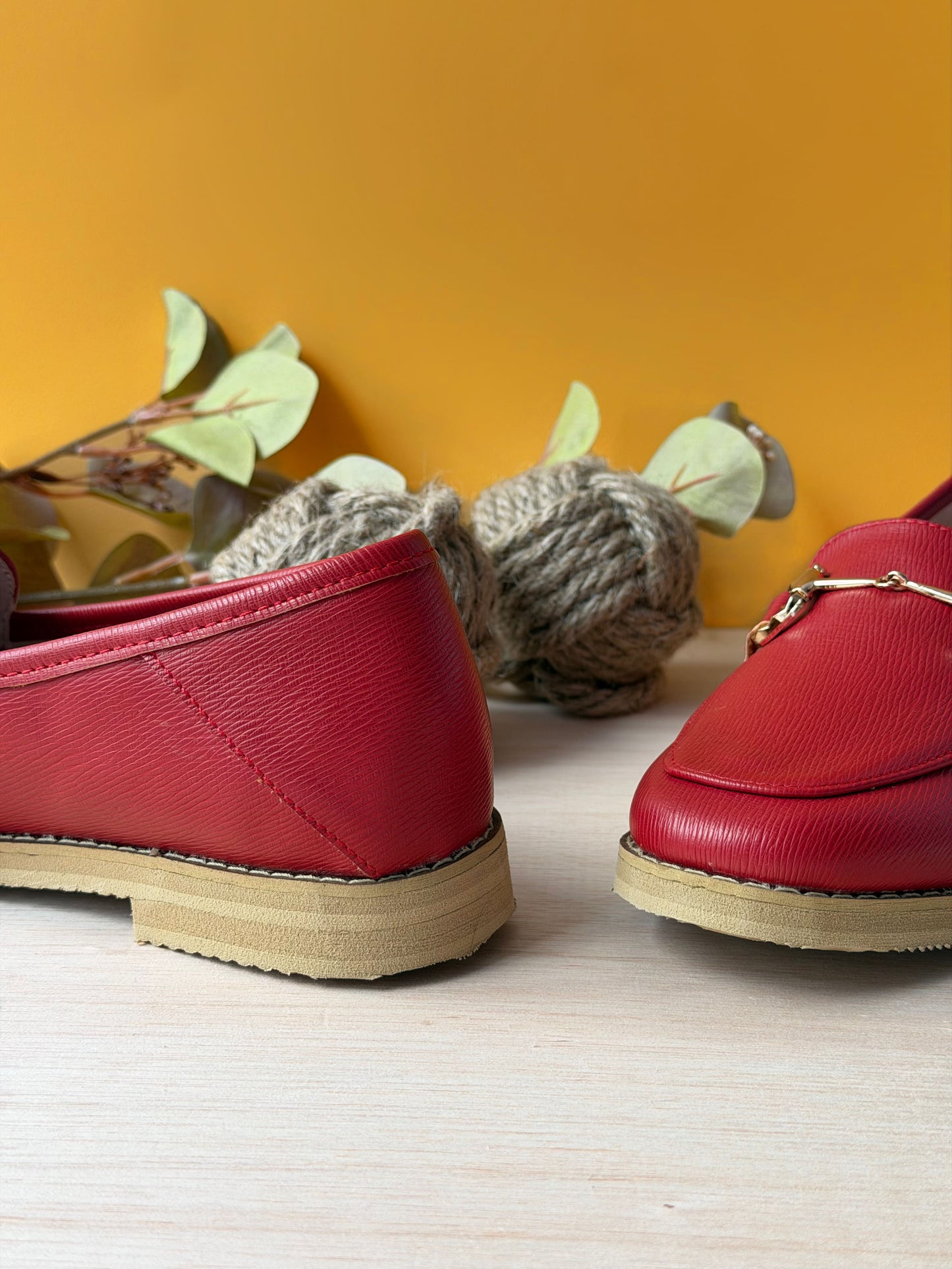Mocasines Nina Rojo