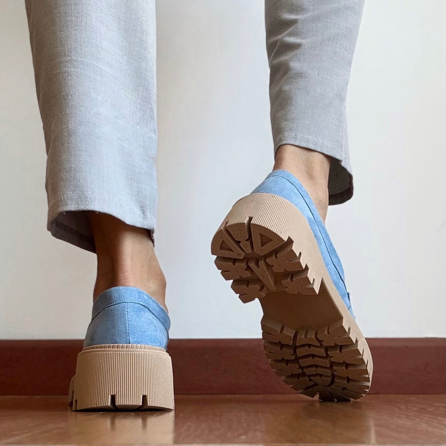Mocasines Mae Azul