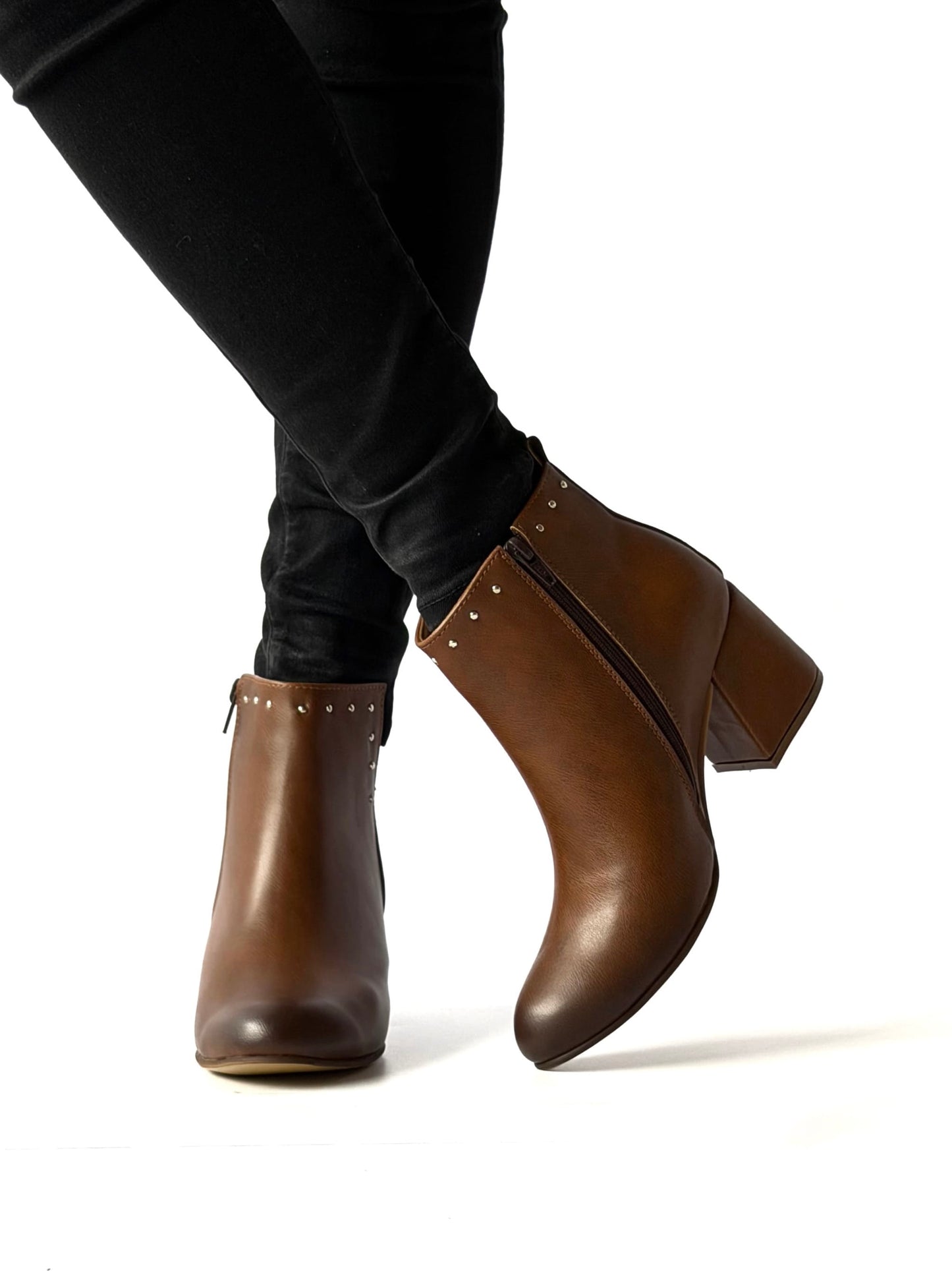 Botines Marie Canela