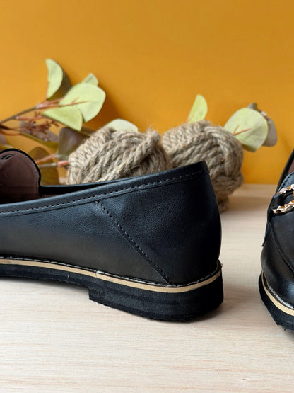 Mocasines Nina Negro