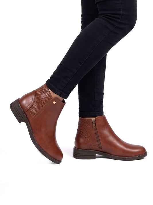 Botines Iria Coñac